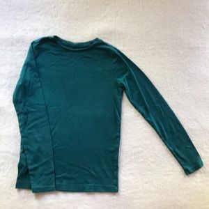 Teal Eddie Bauer cotton long sleeve